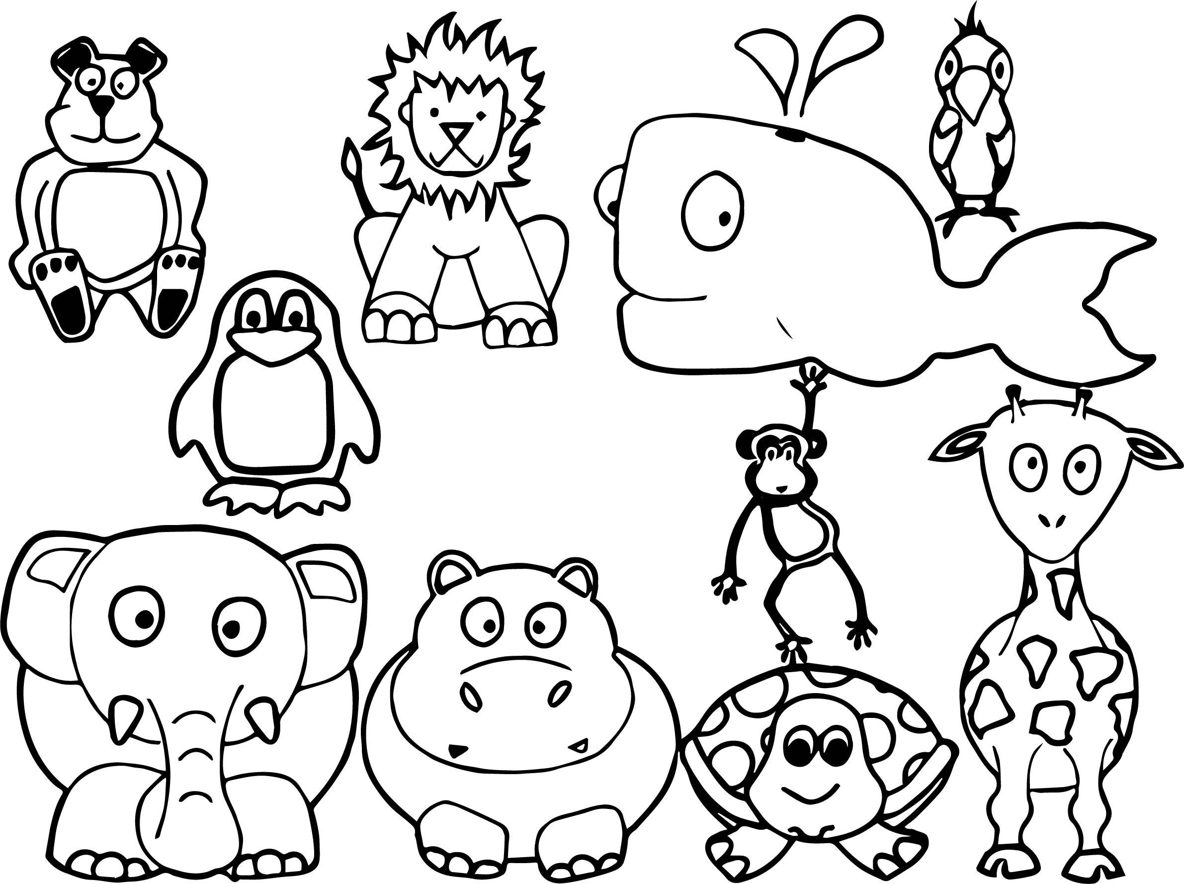 Printable Coloring Pages For Kids Animals
 Animal Coloring Pages Best Coloring Pages For Kids