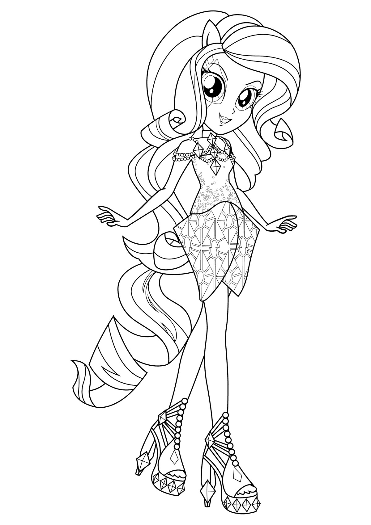 Printable Coloring Pages Girls
 Equestria Girls Coloring Pages Best Coloring Pages For Kids