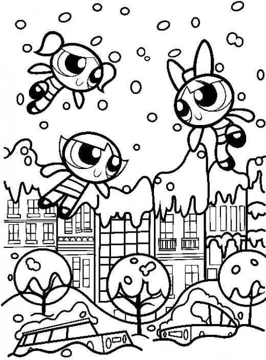 Printable Coloring Pages Girls
 The Powerpuff Girls Printable Coloring Pages