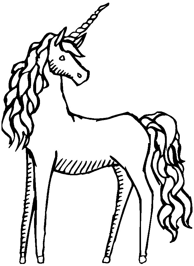 Printable Coloring Pages Of Unicorns
 Free Printable Unicorn Coloring Pages For Kids