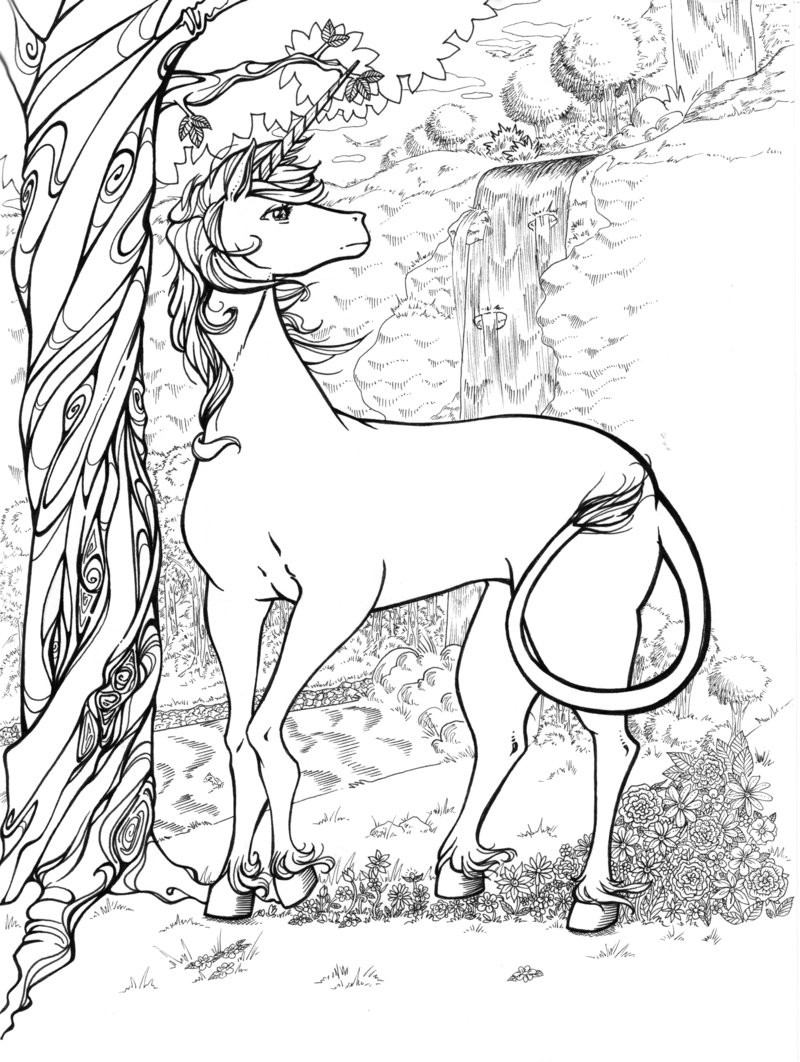 Printable Coloring Pages Of Unicorns
 unicorns coloring pages