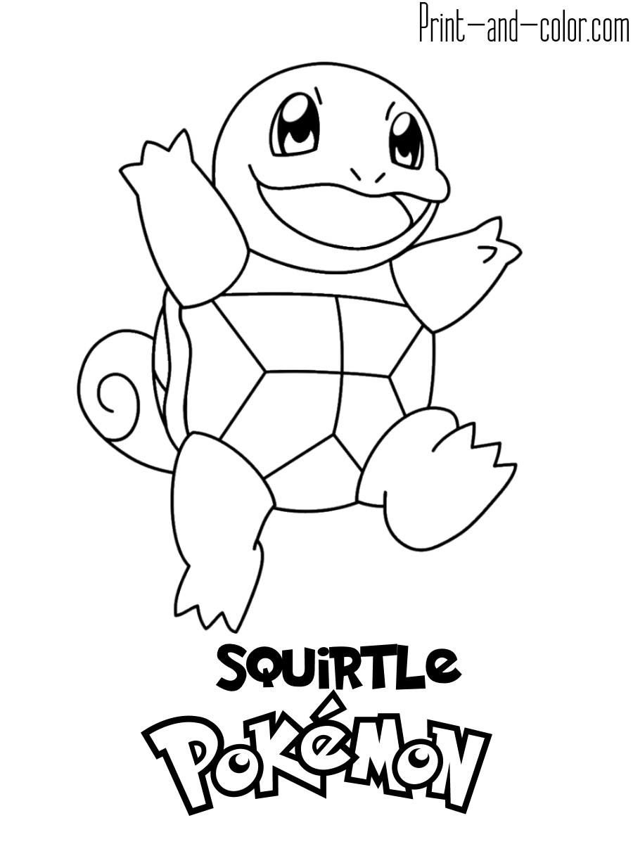 Printable Coloring Pages Pokemon
 Pokemon coloring pages