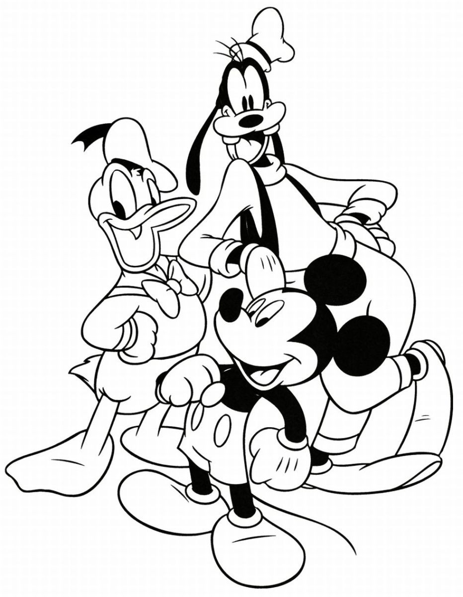 Printable Disney Coloring Pages
 Disney Characters Coloring Pages
