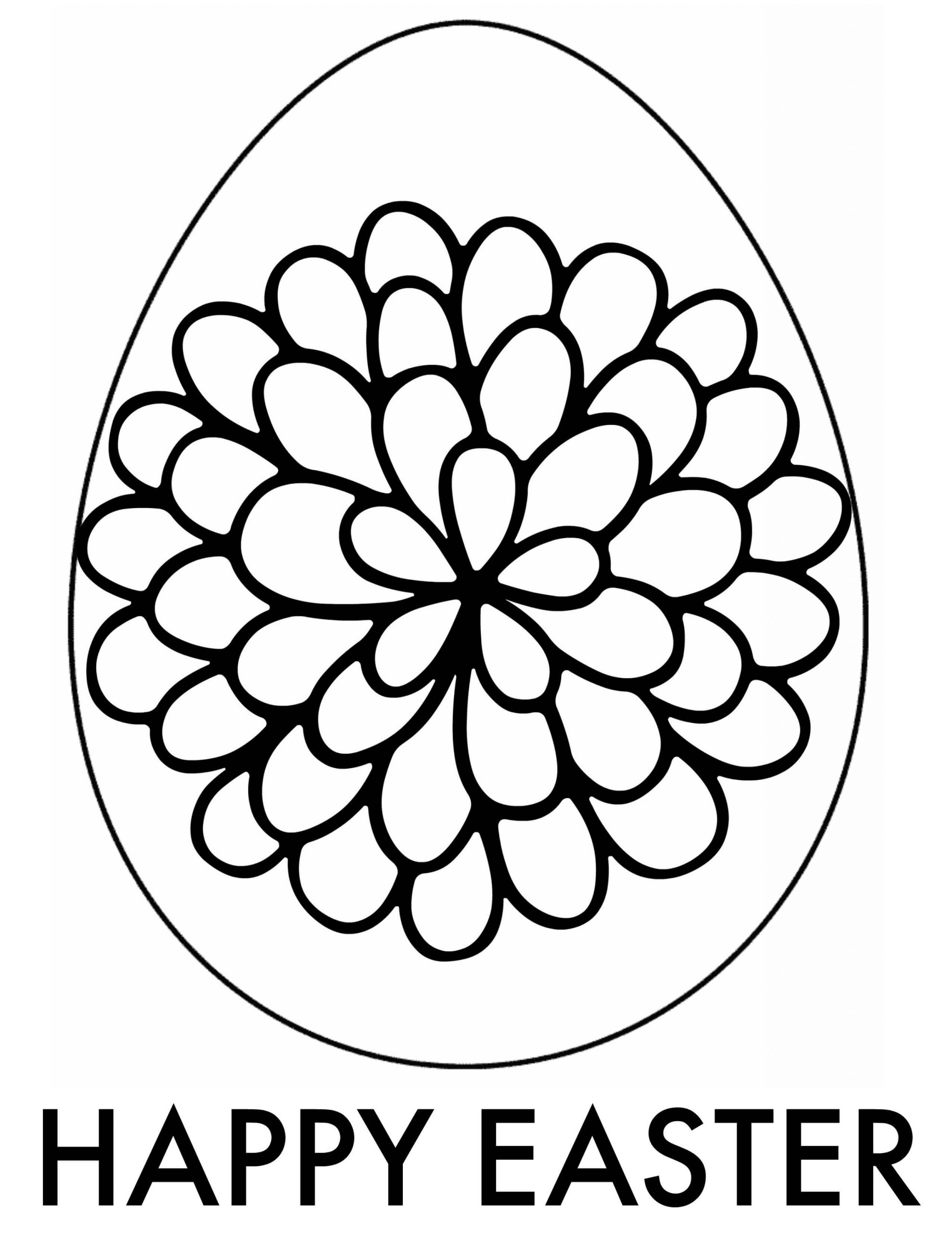 Printable Easter Egg Coloring Pages
 Easter Adult Coloring Pages