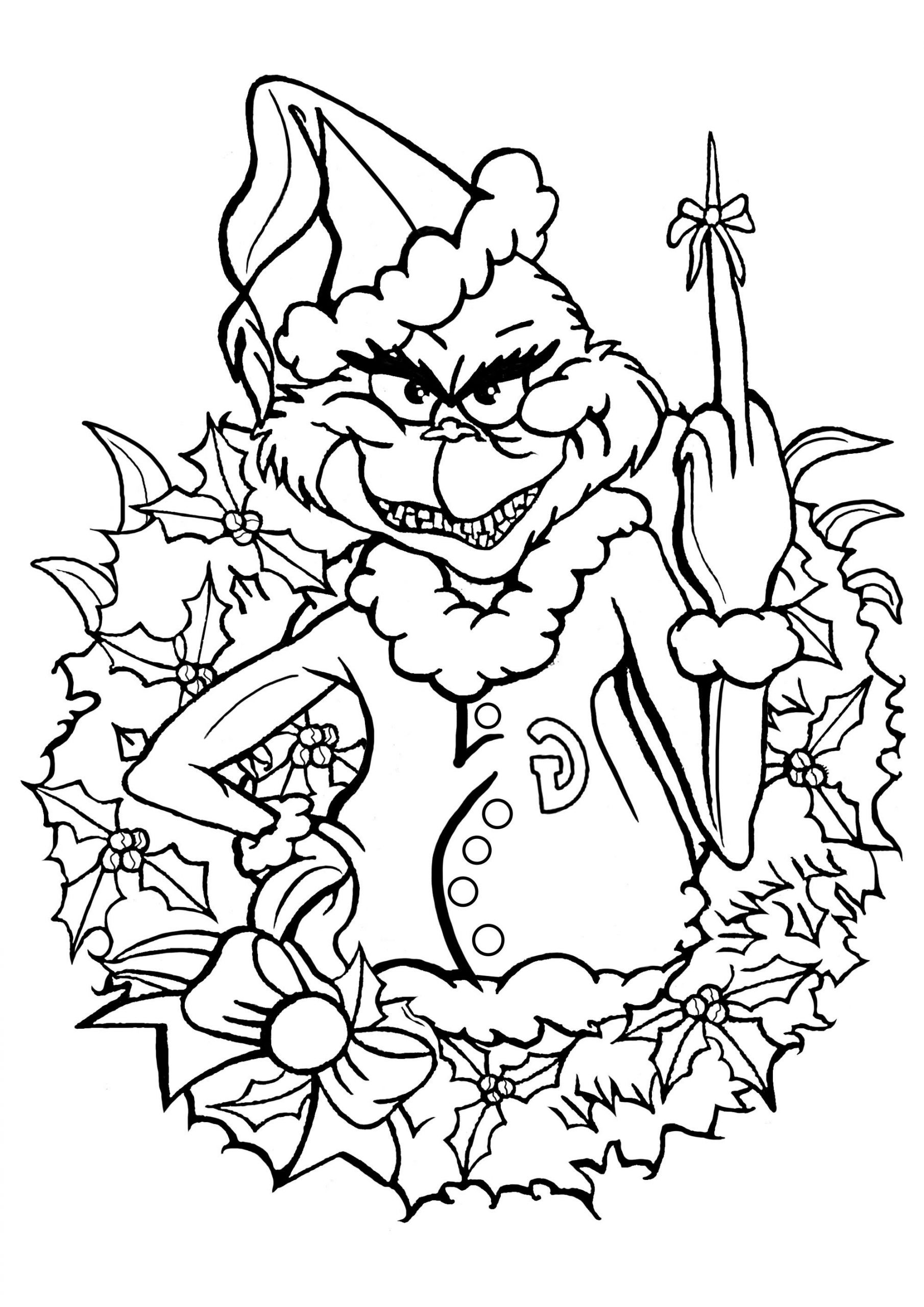 Printable Grinch Coloring Pages
 The Grinch The Grinch Kids Coloring Pages