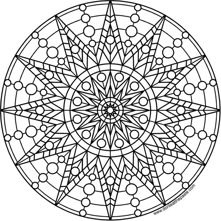 Printable Mandala Coloring Sheets
 The coolest free coloring pages for adults