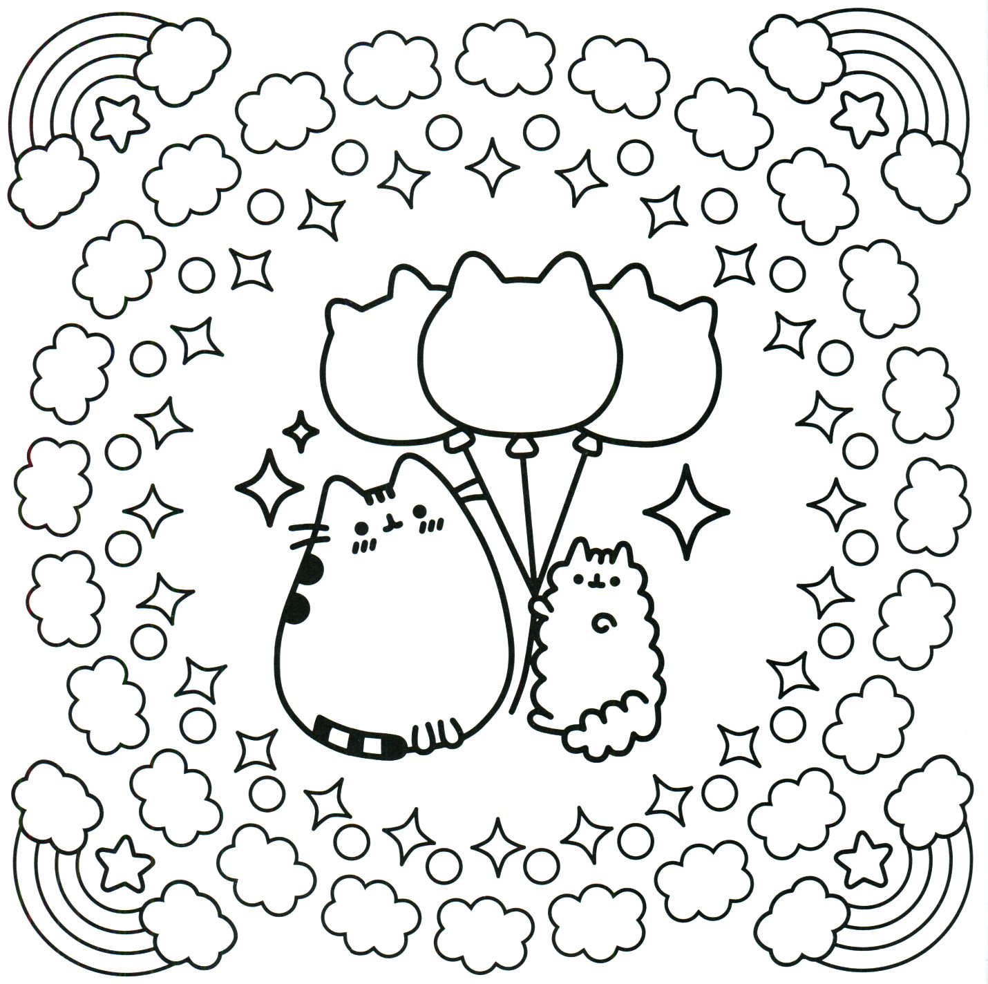 Printable Pusheen Coloring Pages
 Pusheen Coloring Pages Best Coloring Pages For Kids