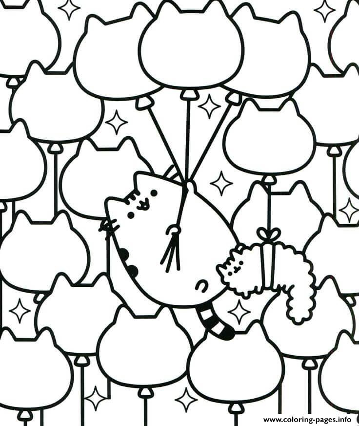 Printable Pusheen Coloring Pages
 Easy Pusheen For Toddlers Coloring Pages Printable