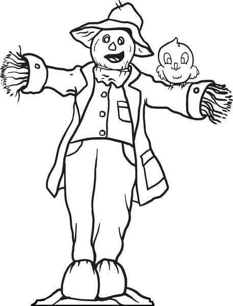 Printable Scarecrow Coloring Pages
 FREE Printable Scarecrow Coloring Page for Kids 3 – SupplyMe