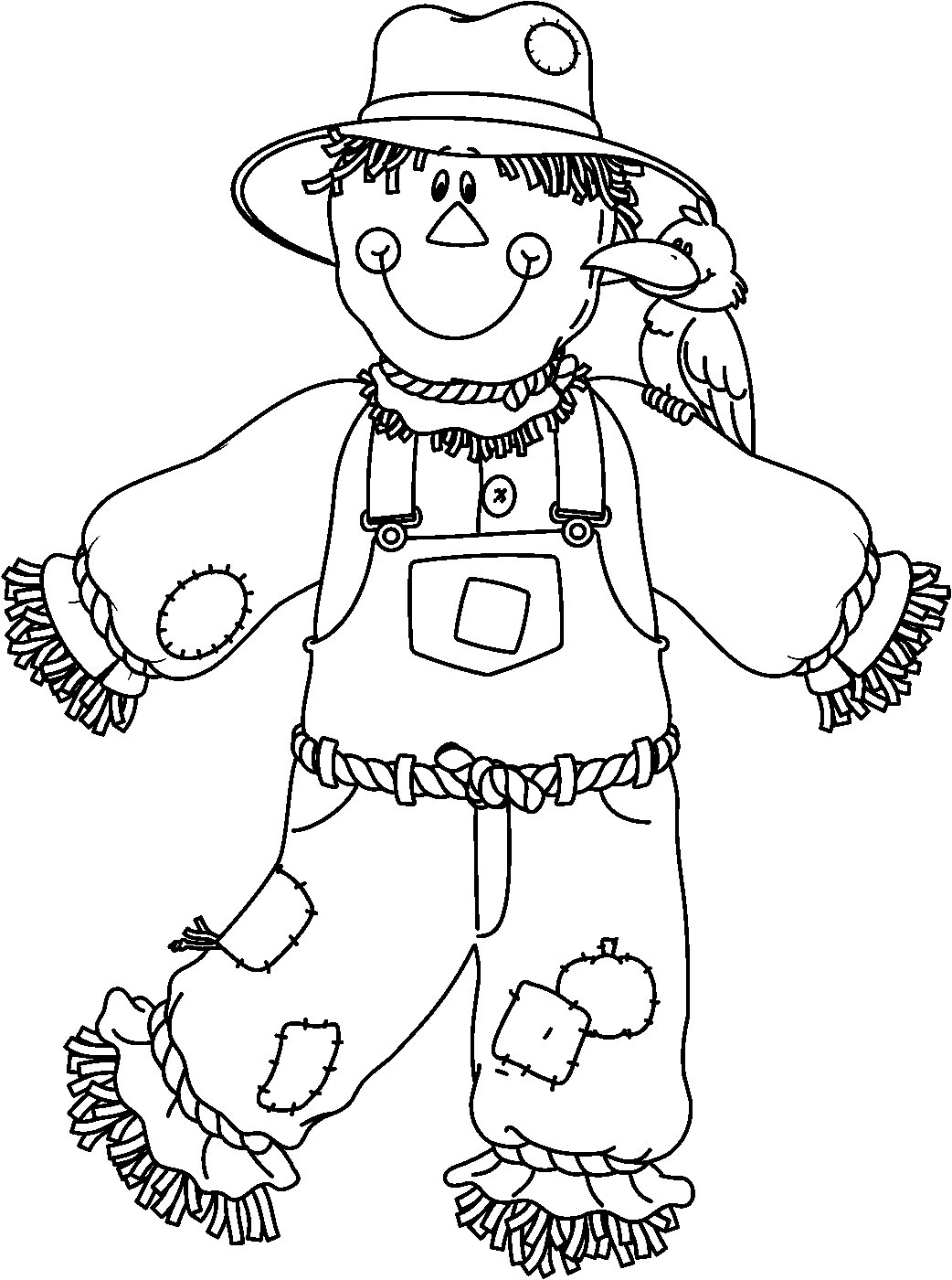 Printable Scarecrow Coloring Pages
 DZ Doodles Digital Stamps Oodles of Doodles News Tea Cup