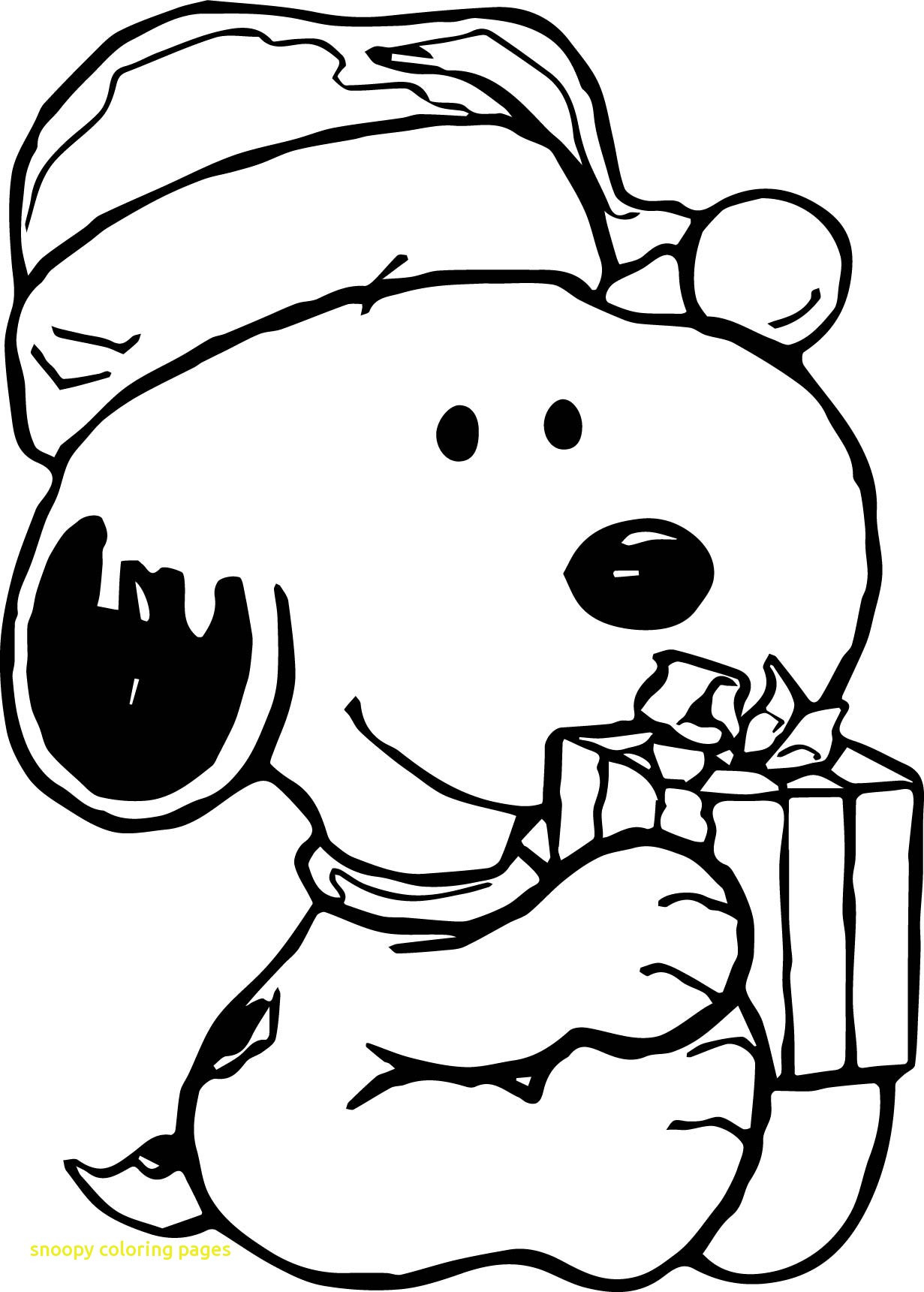 Printable Snoopy Coloring Pages
 Snoopy Christmas Drawing at GetDrawings