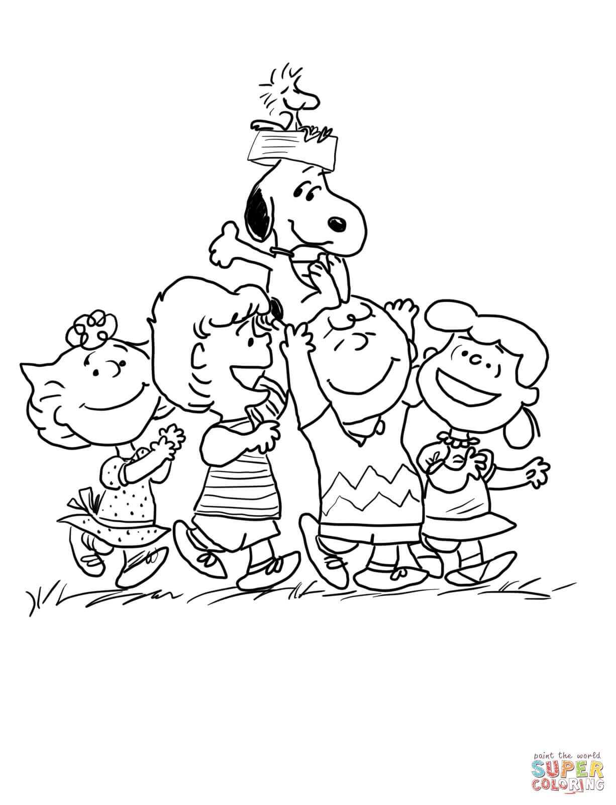 Printable Snoopy Coloring Pages
 Woodstock Coloring Pages at GetColorings