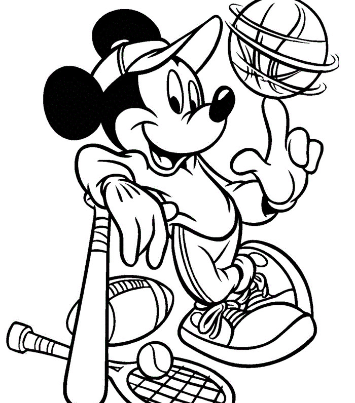 Printable Sports Coloring Pages
 Free Printable Sports Coloring Pages For Kids