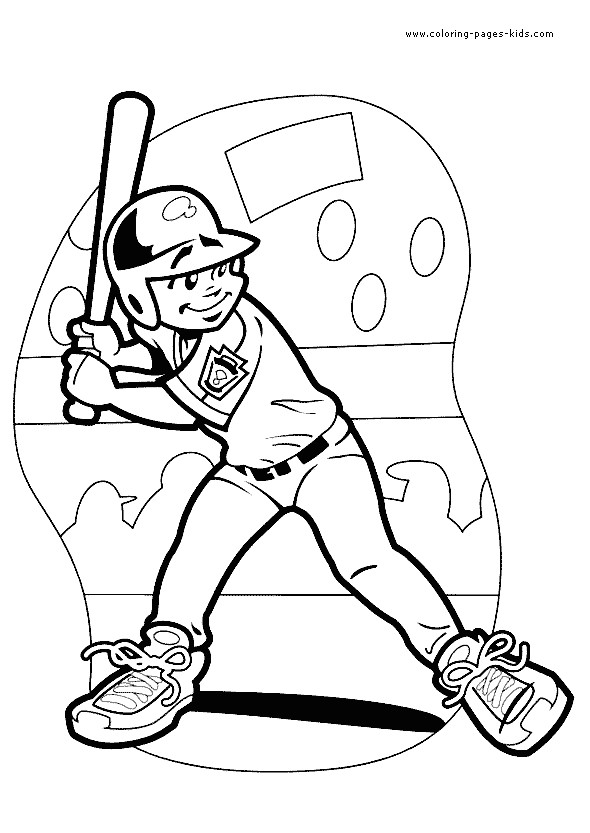 Printable Sports Coloring Pages
 Sport Coloring Page For Kids Disney Coloring Pages