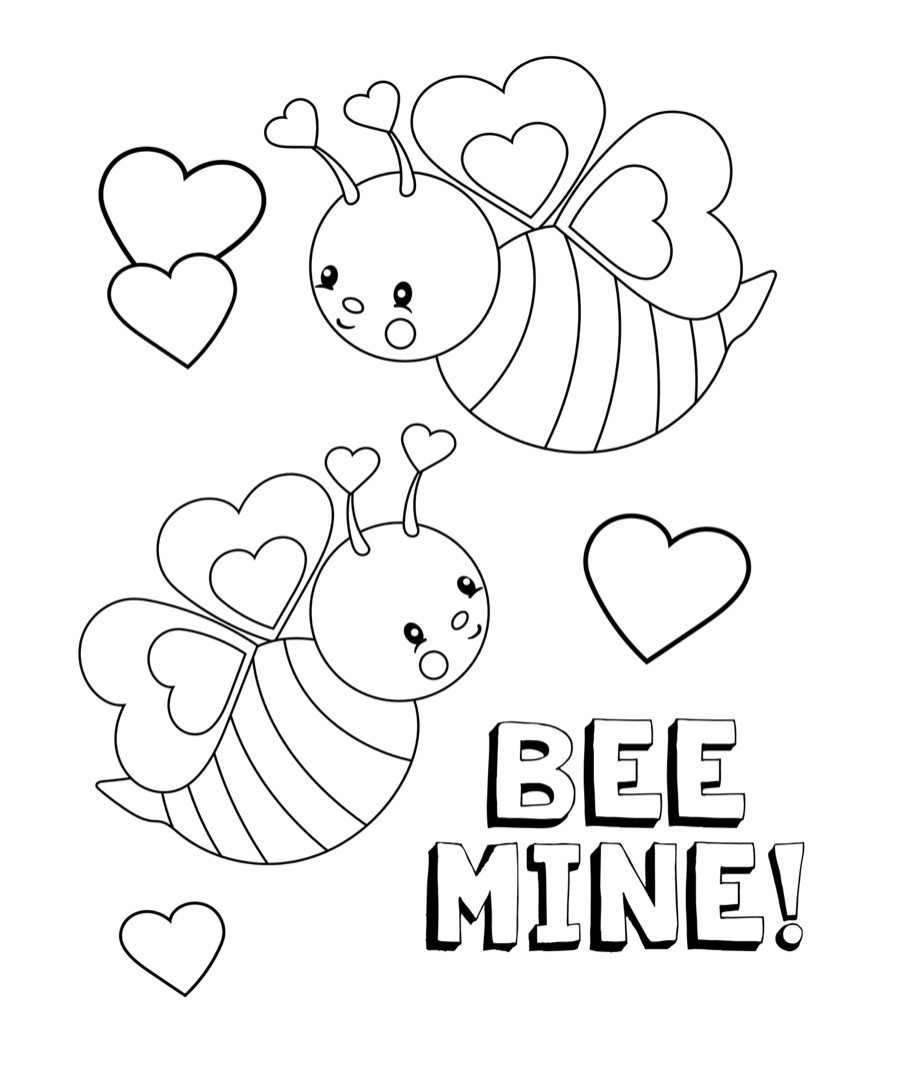 Printable Valentine Day Coloring Pages
 Valentine s Coloring Pages Crazy Little Projects
