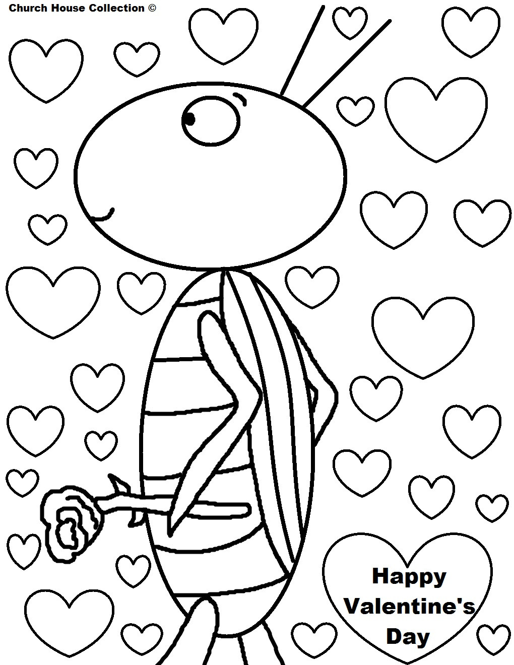 Printable Valentine Day Coloring Pages
 Church House Collection Blog Valentine s Day Coloring