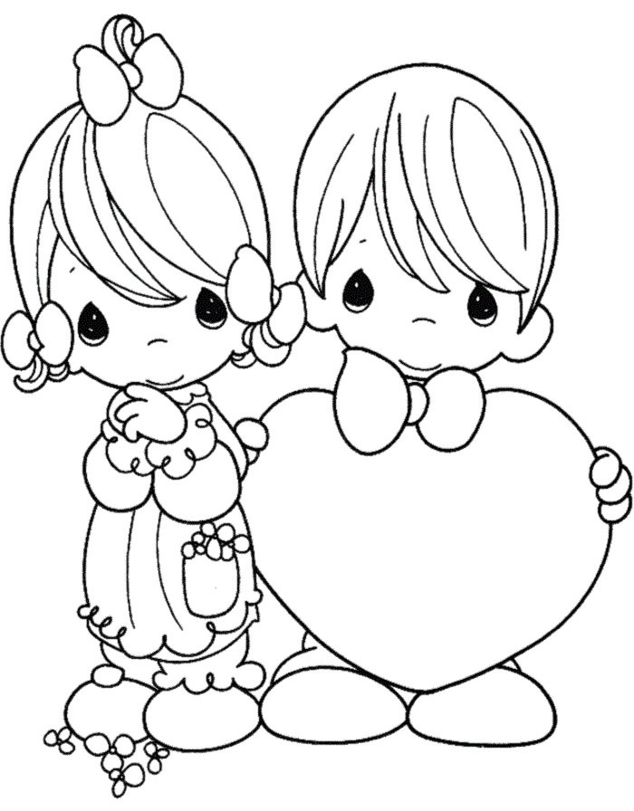 Printable Valentine Day Coloring Pages
 Free Printable Valentine Coloring Pages For Kids