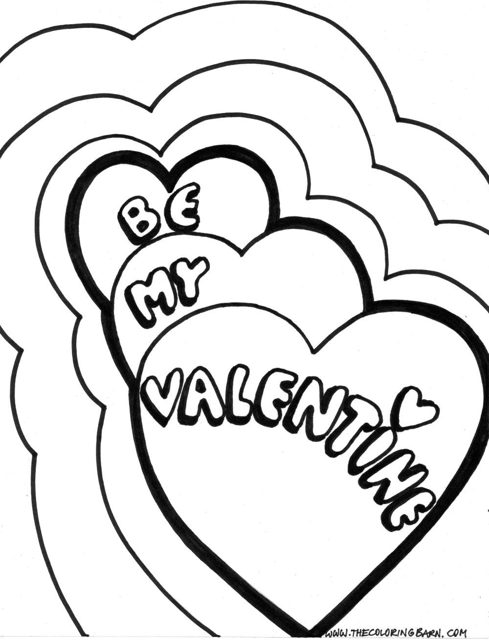 Printable Valentine Day Coloring Pages
 Free Printable Valentine Day Coloring Pages