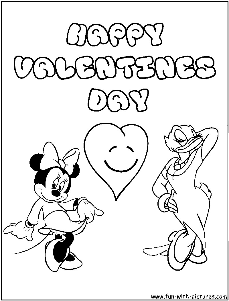 Printable Valentine Day Coloring Pages
 Valentines Day Coloring Pages Disney Valentine Coloring