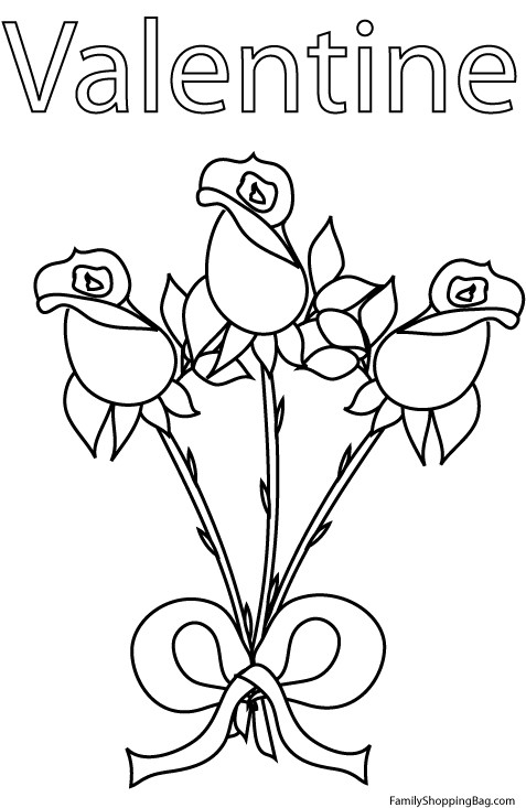 Printable Valentine Day Coloring Pages
 Valentines Day Coloring Pages