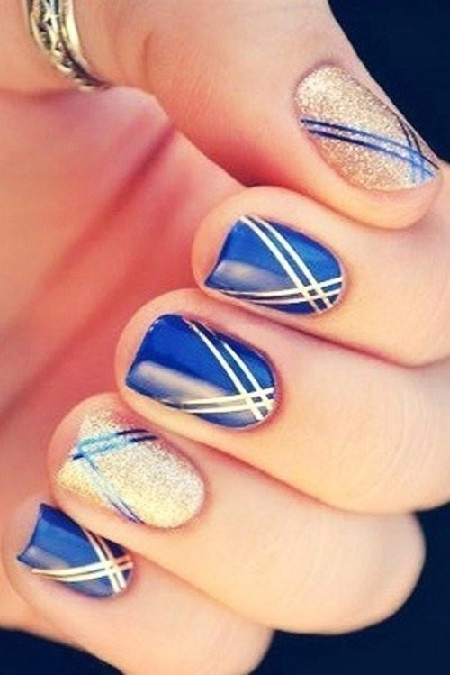 Professional Nail Designs
 Professional Nails summer blue design Fashion 2D