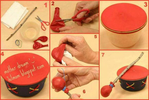 Projects To Do At Home For Kids
 DIY Kids Toy Drum Using Balloons Find Fun Art Projects