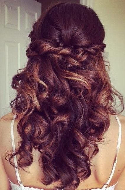 Prom Hairstyle Curls
 15 Best of Long Hairstyles Half Up Curls