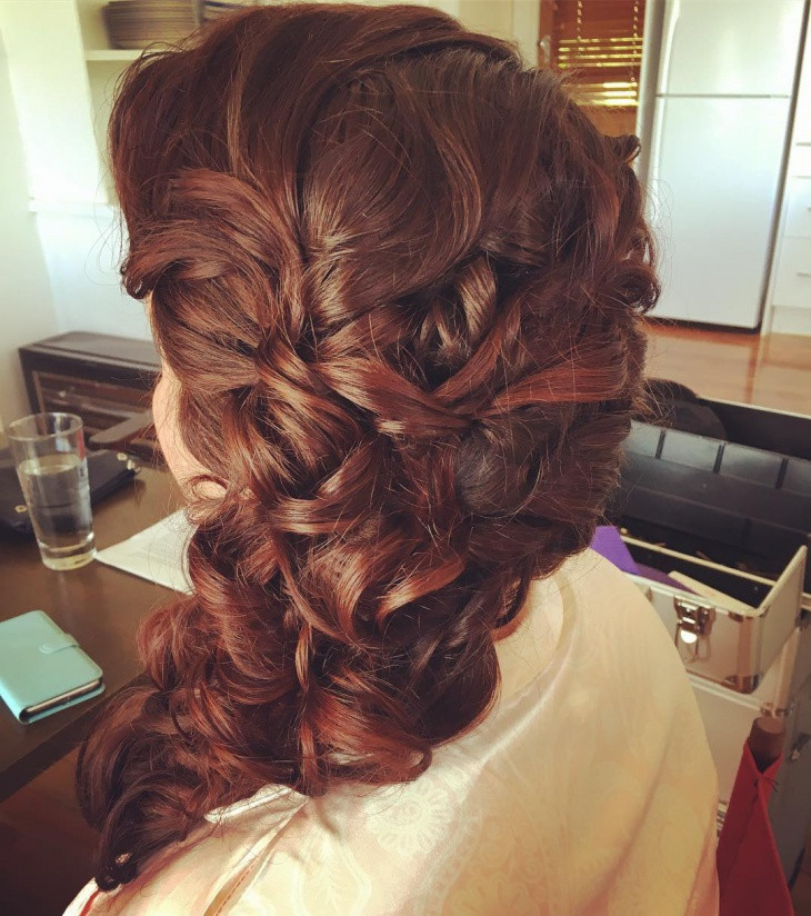 Prom Hairstyle To The Side
 44 Prom Haircut Ideas Designs Hairstyles