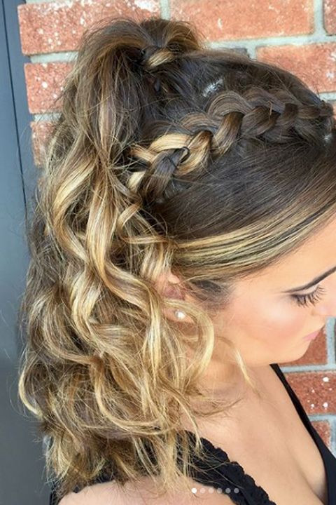 Prom Hairstyles Ponytail
 31 Best Prom Updos for 2018 Easy Insta Worthy Prom Updo