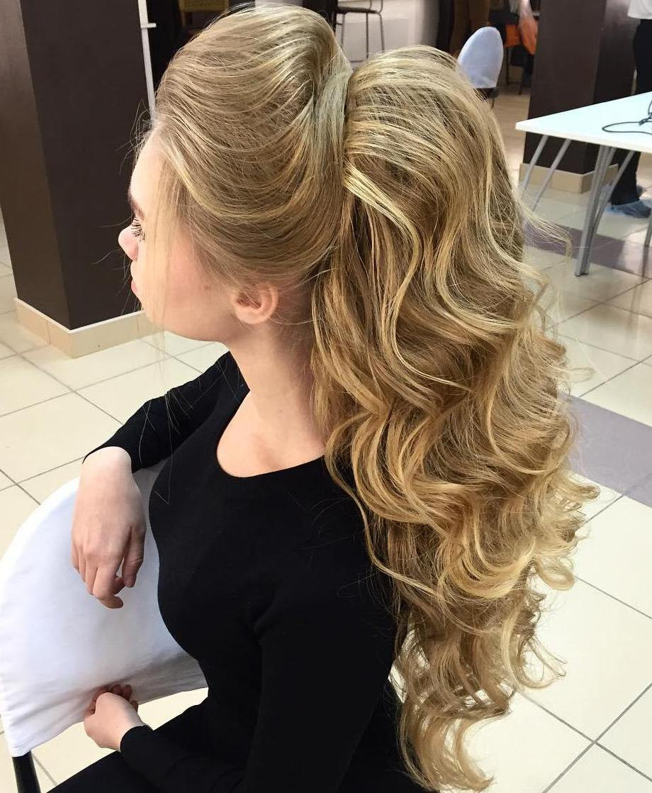 Prom Hairstyles Ponytail
 30 Eye Catching Ways to Style Curly and Wavy Ponytails