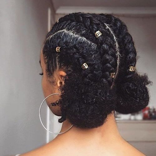 Protective Natural Hairstyles For Short Hair
 Braids and Buns Protective Hairstyles for Natural Hair