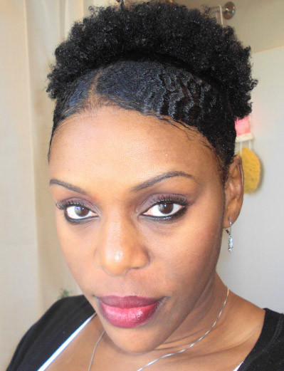 Puff Hairstyles For Short Natural Hair
 African American puff hairstyle