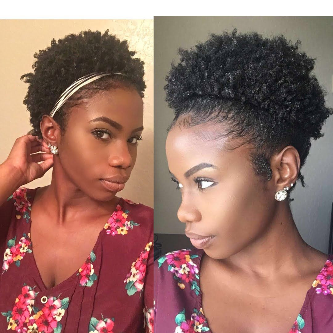 Puff Hairstyles For Short Natural Hair
 How I Turn My TWA into High Puff