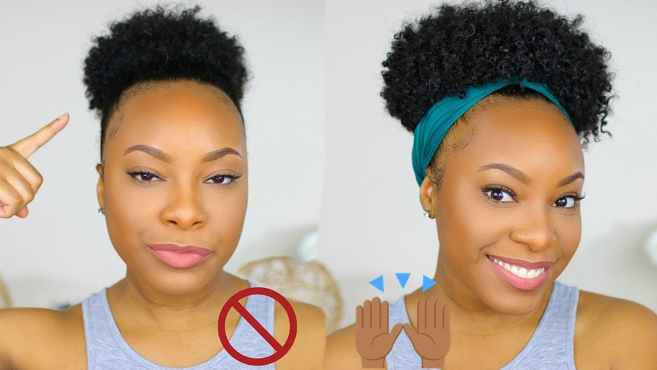 Puff Hairstyles For Short Natural Hair
 How To