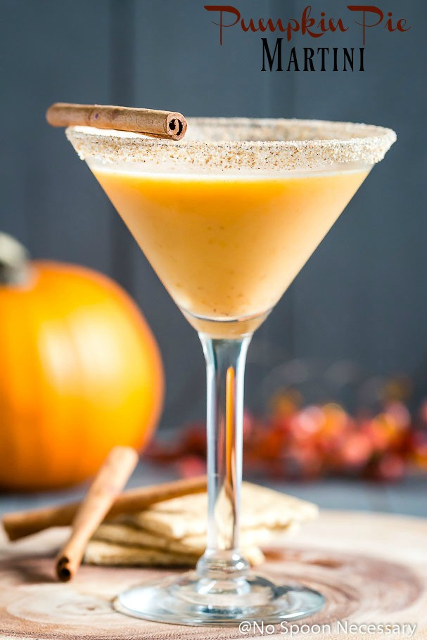 Pumpkin Cocktail Recipes
 Pumpkin Pie Martini [with recipe video] No Spoon Necessary