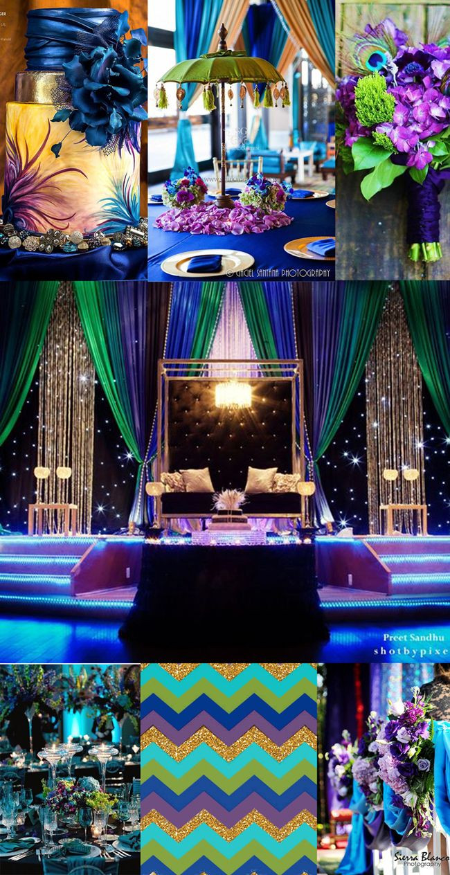 Purple And Gold Wedding Theme
 Indian Wedding Color Themes SummerWeddingSeries