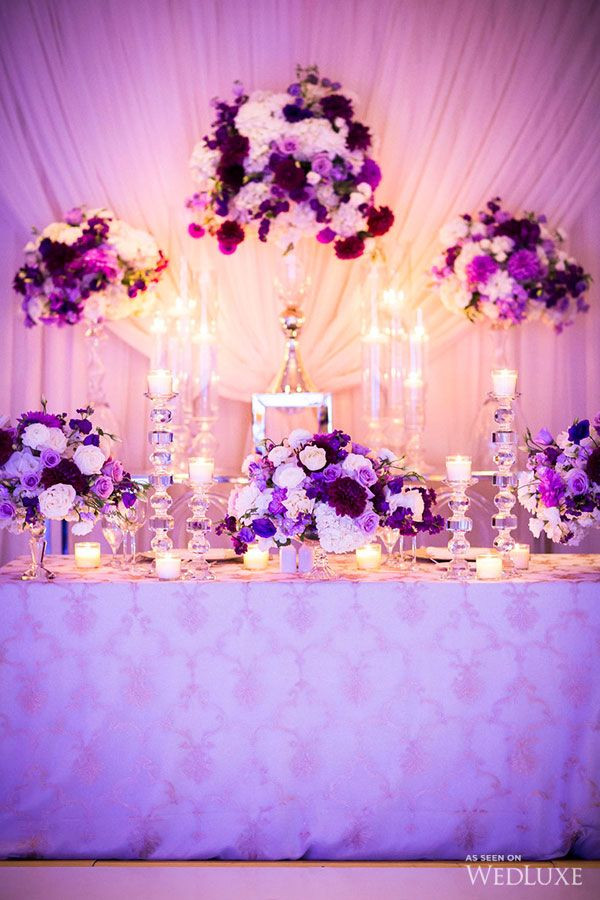 Purple And Gold Wedding Theme
 Purple Gold And White Wedding Theme garden design ideas
