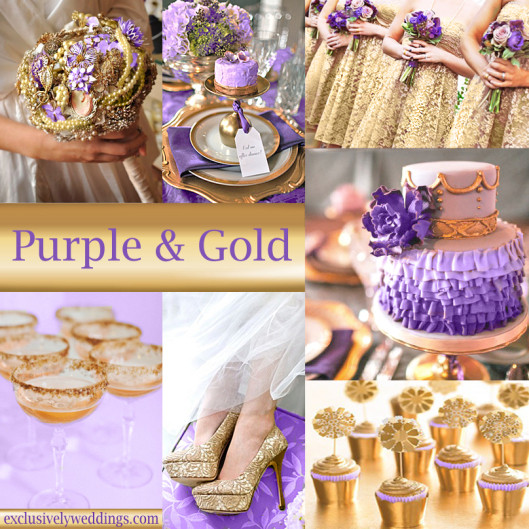 Purple And Gold Wedding Theme
 Purple Wedding Color – bination Options