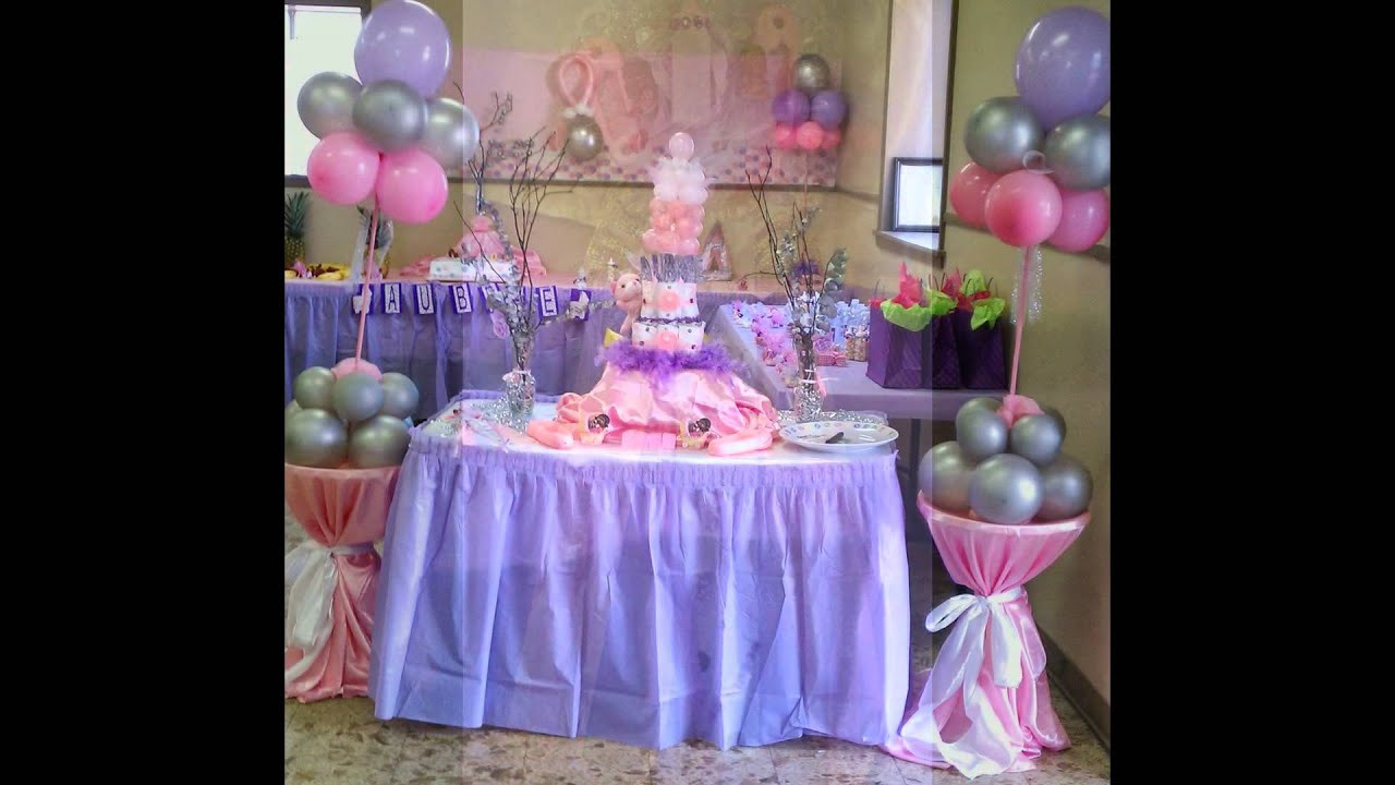 Purple Baby Shower Decor
 BABY SHOWER PINK AND PURPLE THEME
