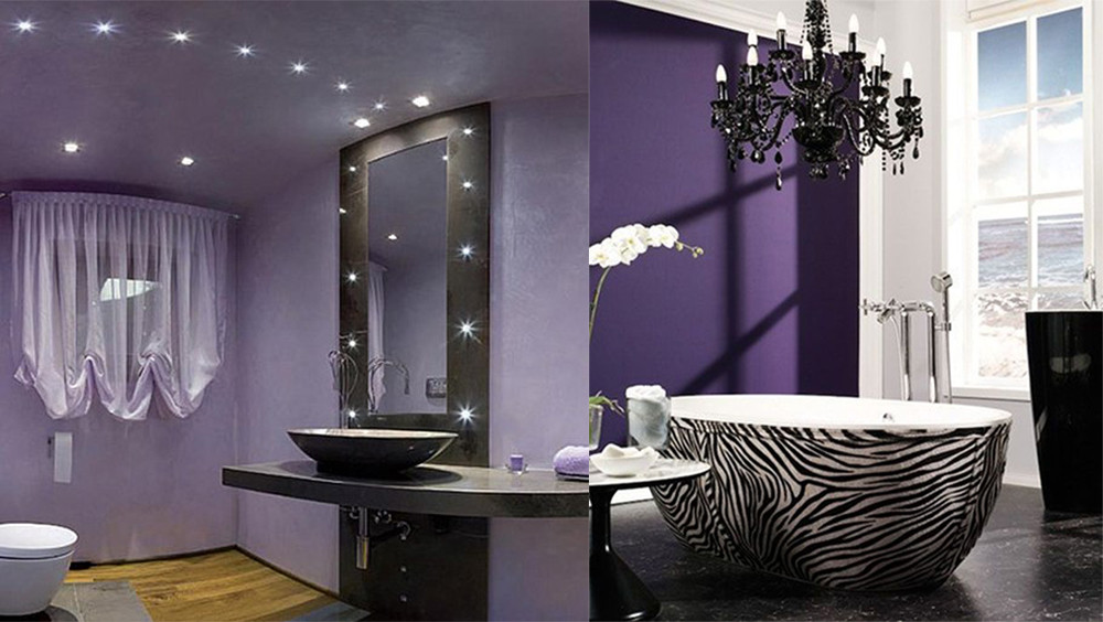 Purple Bathroom Decor
 Contemporary bathroom design magic Purple bathroom ideas