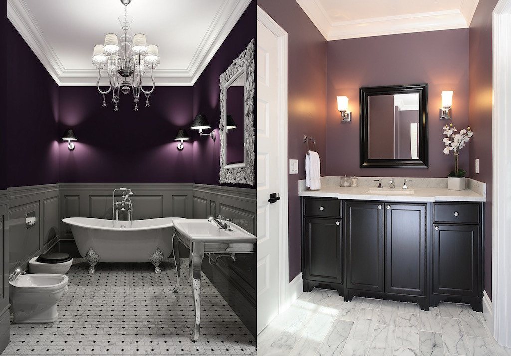Purple Bathroom Decor
 19 Awesome Purple Bathroom Design Ideas