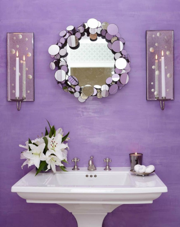 Purple Bathroom Decor
 PURPLE DECOR HOMETALK Simple Nature Decor