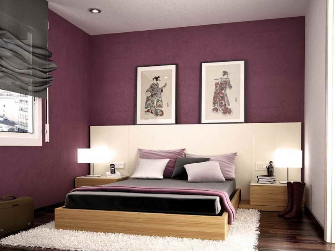 Purple Paint Color For Bedroom
 Paint styles for bedrooms purple paint colors for