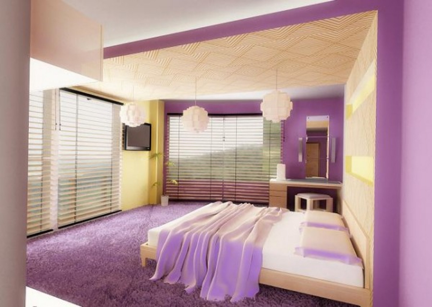 Purple Paint Color For Bedroom
 Purple room painting ideas purple bedroom paint colors