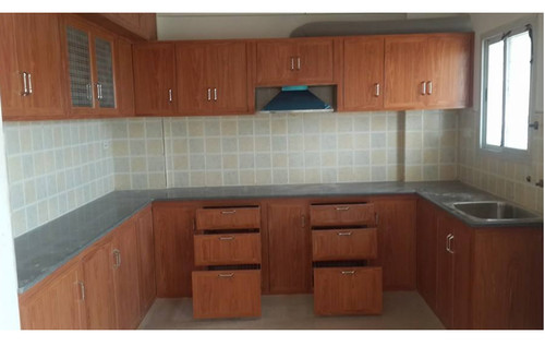 Pvc Kitchen Cabinets
 Brown PVC Kitchen Cabinet Rs 200 square feet Sri