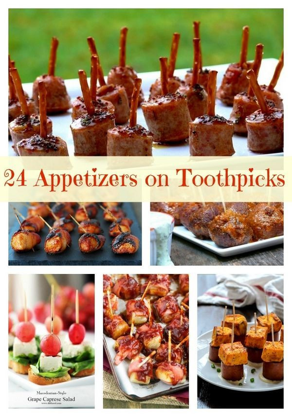 Quick And Easy Appetizers For Party
 24 Quick and Easy Appetizers on Toothpicks