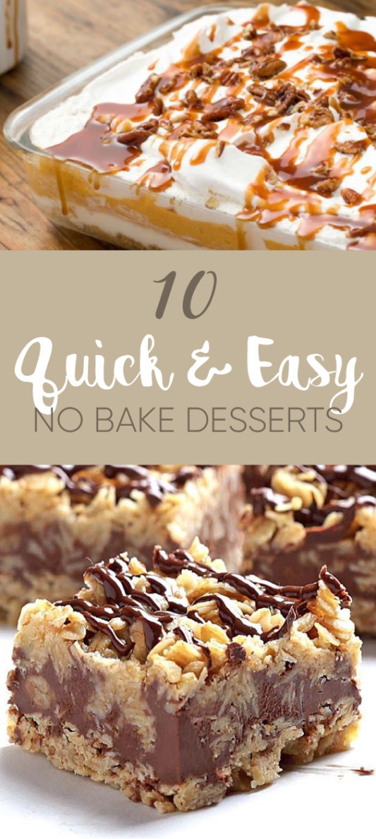 Quick And Easy No Bake Desserts
 10 Quick And Easy No Bake Desserts