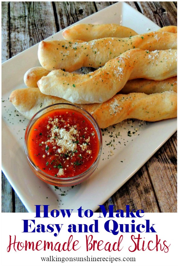 Quick Bread Sticks
 How to Make Easy Quick Homemade Bread Sticks Walking on