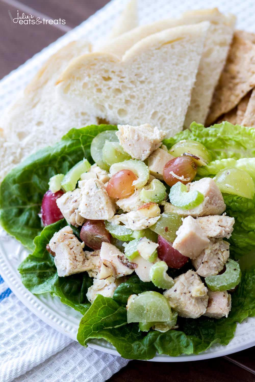 Quick Chicken Salad
 Light and Healthy Chicken Salad Recipe Julie s Eats & Treats