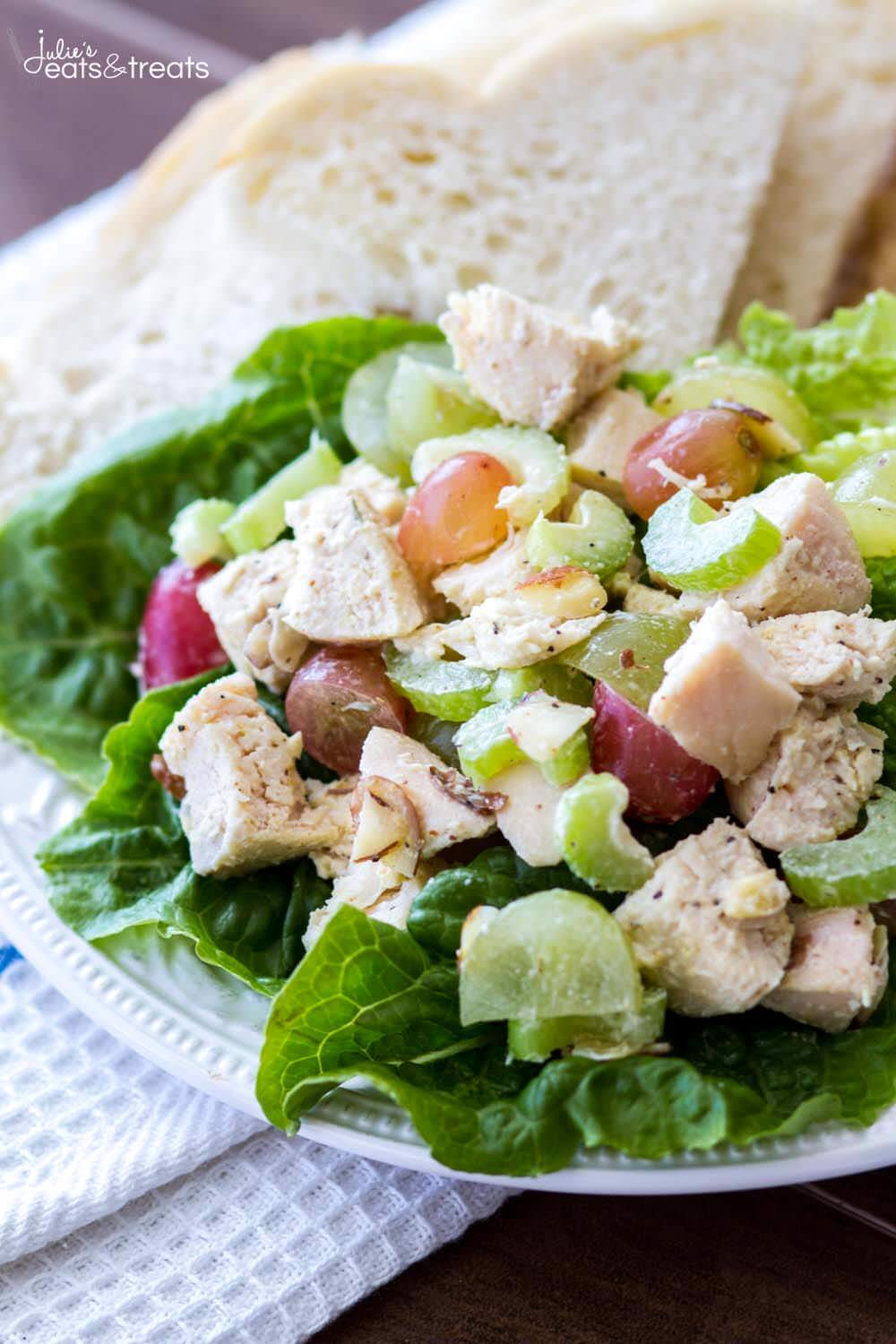 Quick Chicken Salad
 Light and Healthy Chicken Salad Recipe Julie s Eats